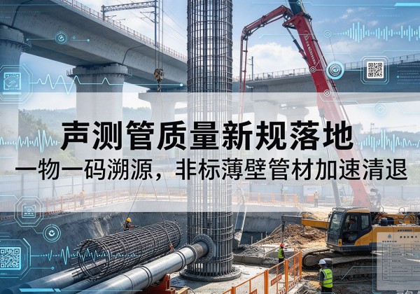 洪洞声测管质量新规落地，一物一码溯源，非标薄壁管材加速清退